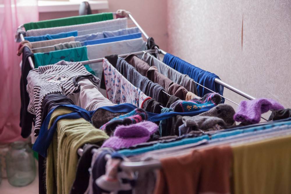 Effective Laundry Hanging Say Goodbye to Clothes Dryers and Ironing
